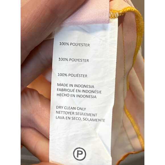 Ronny Kobo Women's Size 6 Orange Satin Mini Dress - Picture 9 of 9